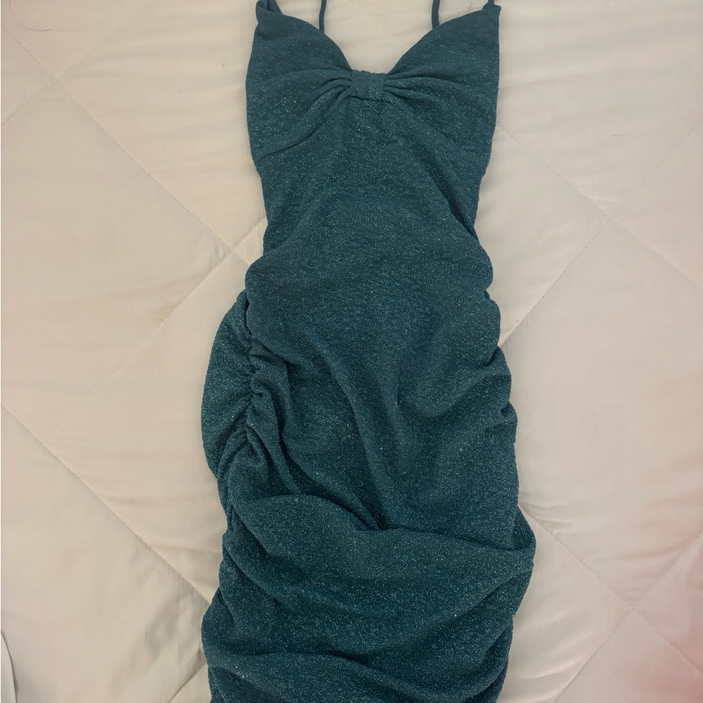 Lovely Day Teal Mini Dress